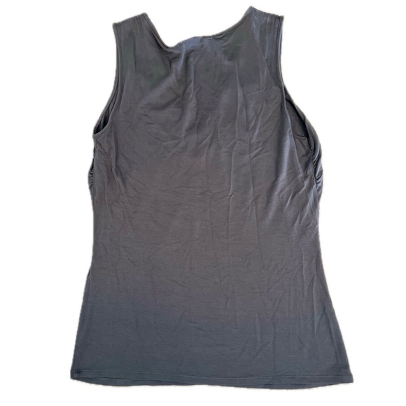 White House Black Market Women’s Embellished Grey Tank Top - Picture 2 of 2